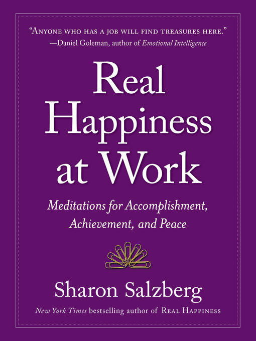 Upplýsingar um Real Happiness at Work eftir Sharon Salzberg - Til útláns